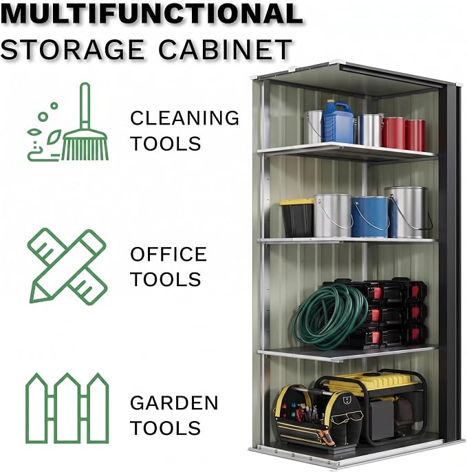 Patiowell 28 Cuft Outdoor Storage Shed - Image 3