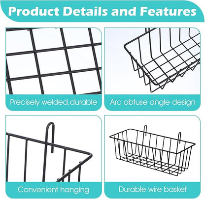 10 PCS Hanging Wire Baskets for Organizing - Image 3