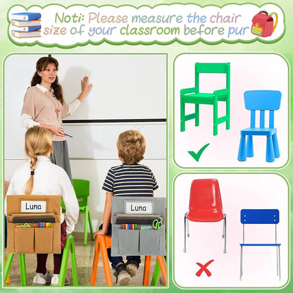 gisgfim 24 Pcs Small Chair Pockets - Image 6
