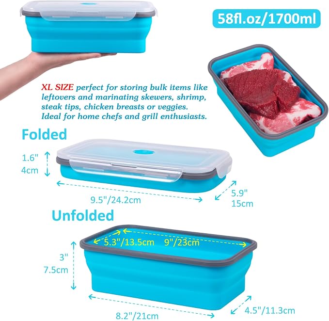 Extra Large Collapsible Food Storage Containers - Image 6
