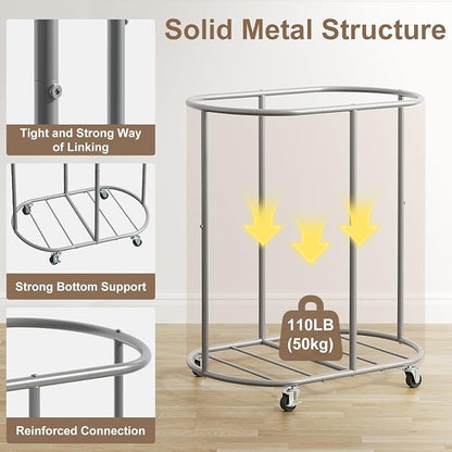 200L Double Laundry Hamper - Image 4