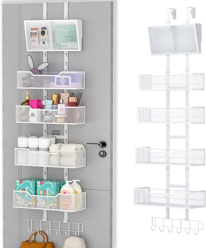 Adjustable Over The Door Organizer, Hanging Door Storage by Hongtamoya