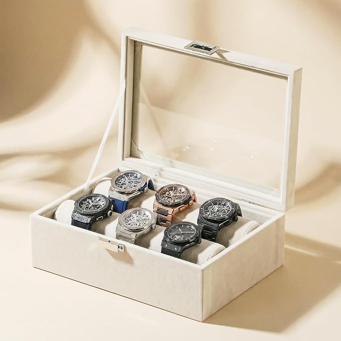 Bracelet Display Holder with Clear Lid, Jewelry Storage Organizer Box Case with - Image 4