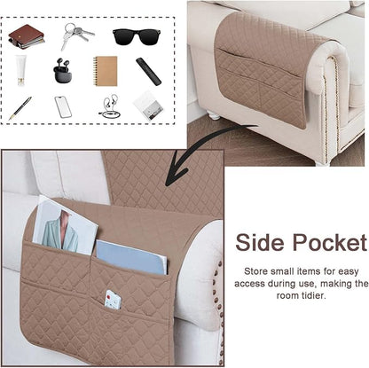 Waterproof Sofa Armrest Cover Headrest Cover - Image 5
