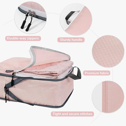 CherryNow Compression Packing Cubes, 7 Set Packing Cubes - Image 4