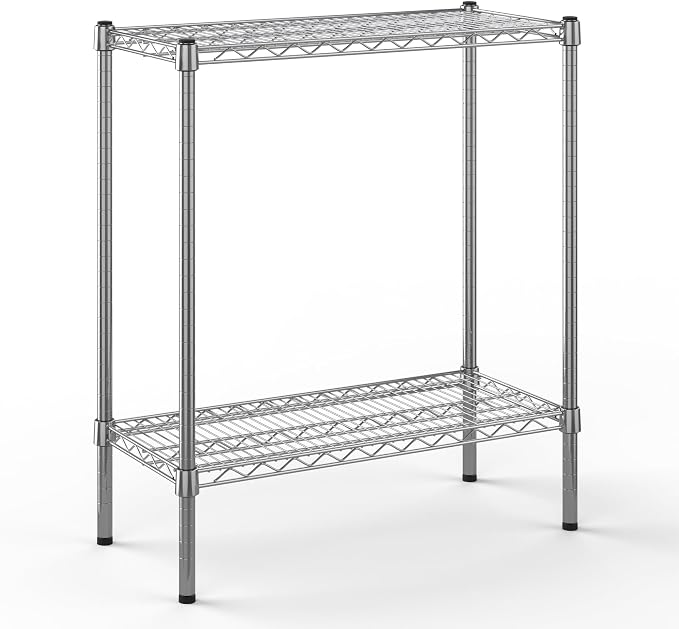14" Deep x 30" Wide x 34" Height Wire Shelving Kit | 2-Tier | NSF Commercial by Regal+Altair