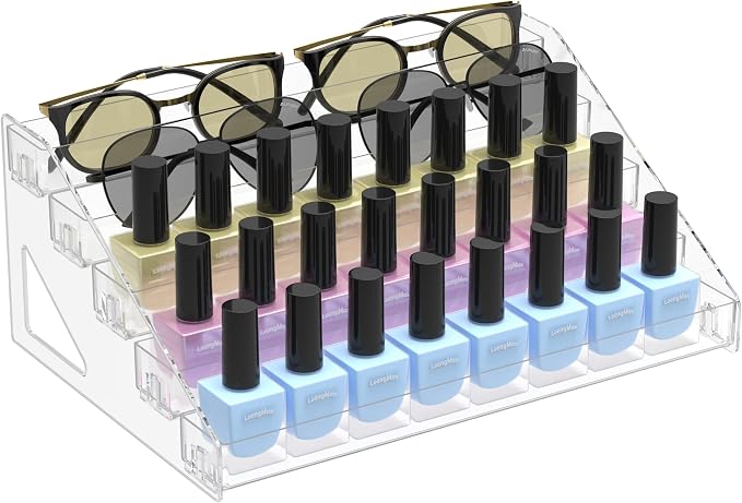 5 Tier Nail Polish Organizer Holder | Multi-Purpose Storage Rack by LoengMax