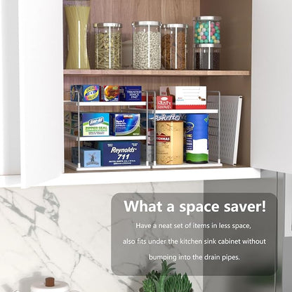 Pantry Organizers and Storage, Foil and Plastic Wrap Organizer- Divided - Image 5