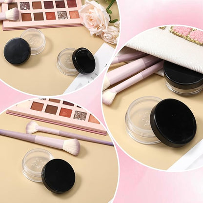 2 PCS 10ml/0.34oz Plastic Empty Travel Small Loose Powder Compact - Image 7