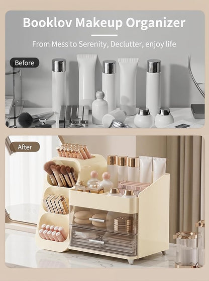 Booklov Makeup Organizer for Vanity, Large Capacity Cosmetic Display Case - Image 7