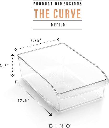 BINO | Plastic Storage Bins, Medium | THE CURVE COLLECTION | Multi-Use - Image 3