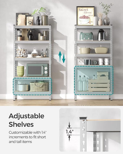 SONGMICS 5-Tier Storage Shelves, Load 2310 lb, Garage Storage, Boltless Assembly - Image 5