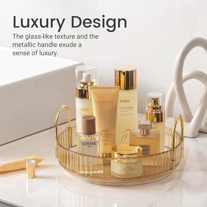 360 Rotating Makeup Organizer for Vanity, Skincare Perfume Organizers and - Image 4