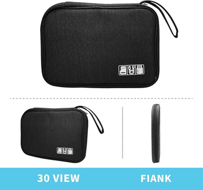 Lcsmaokin Electronics Organizer Travel Case, Electronic Accessories Storage Bag - Image 6