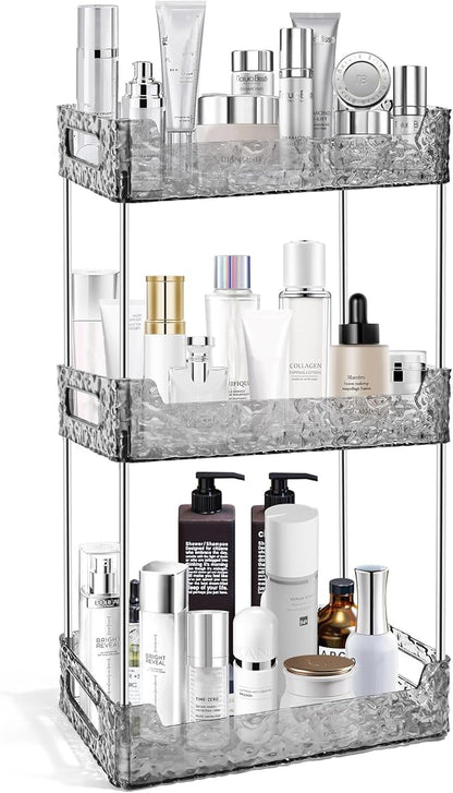 3-Tier Bathroom Counter Organizer Countertop Storage, Dresser Organizer Vanity by TENDER+EPOCH