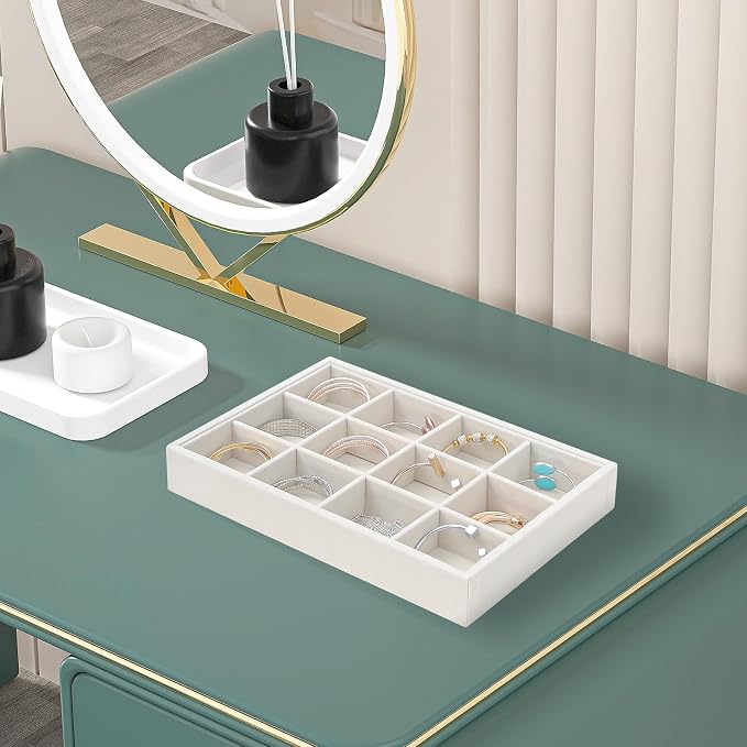 Beige 12Grid Bedside Organizer - Image 5