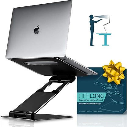 Lifelong Ergonomic Adjustable Laptop Riser by LIFELONG