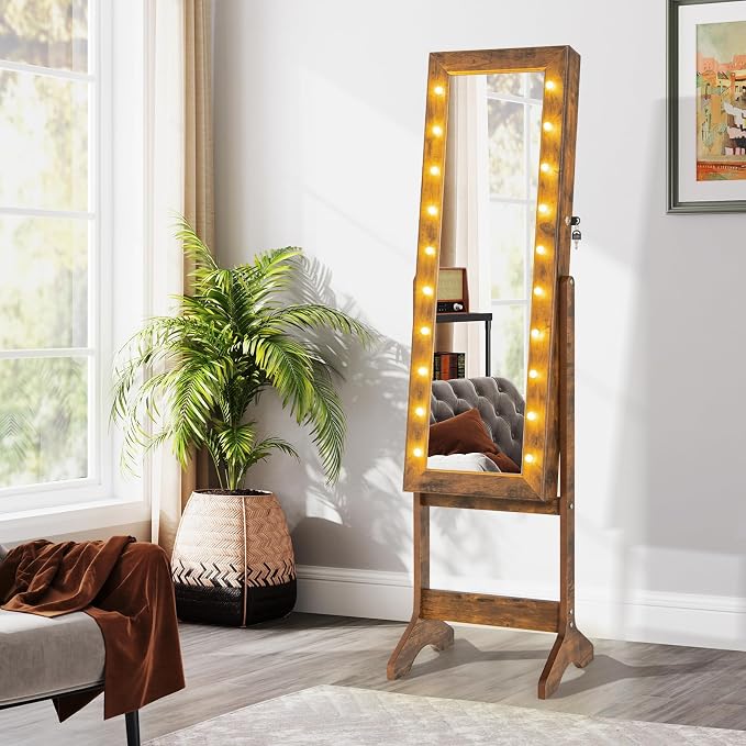 Giantex Standing Jewelry Armoire - Image 2