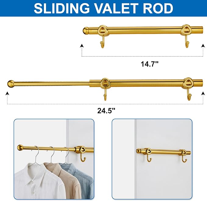 Valet Rod for Closet Pull Out - Image 3