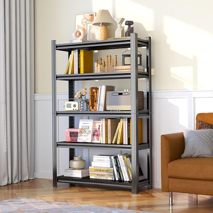 Storage Shelves, Garage Metal Shelving Unit, Adjustable, Double-Layer Column - Image 2