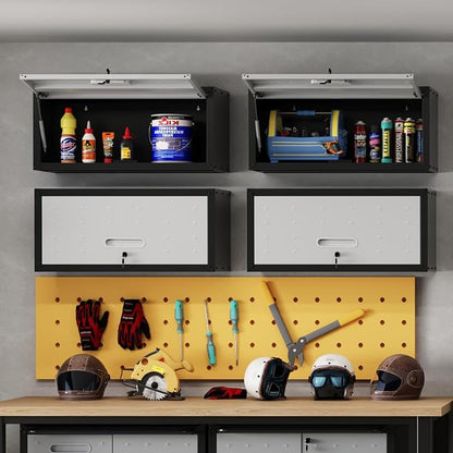 Metal Tool Cabinet, Garage Storage Cabinet System, Wall Cabinet & Locking - Image 7