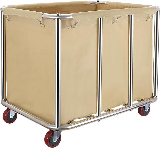 Commercial Laundry cart with Wheels, 400L Industrial Laundry cart, Laundry by JJSMKCH