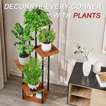 AZERPIAN Plant Stand 5 Tier Indoor Metal Flower Shelf - Image 6