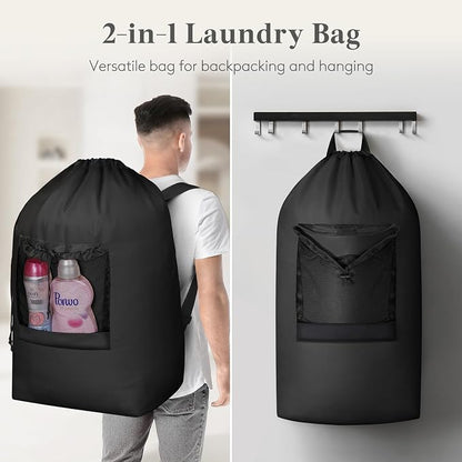 Lifewit Laundry Bag, Extra Large Laundry Backpack - Image 5
