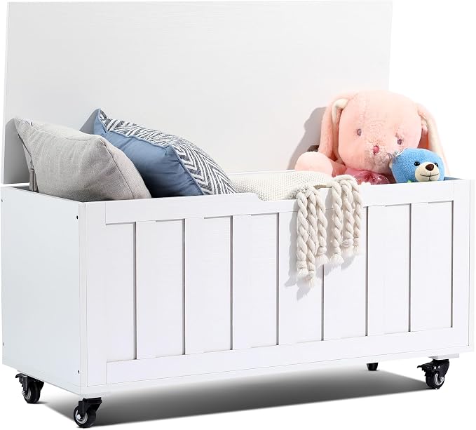 HYZ Storage Chest, 39.4'' Wooden Storage Bench by HYZ