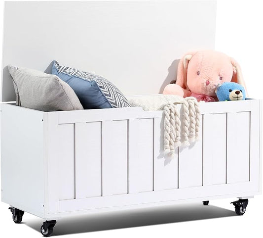 HYZ Storage Chest, 39.4'' Wooden Storage Bench by HYZ