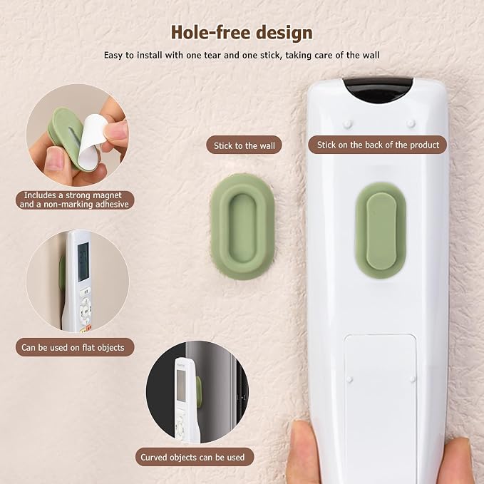 XYOFUN Magnetic Remote Control Holder Wall Mount - Image 7
