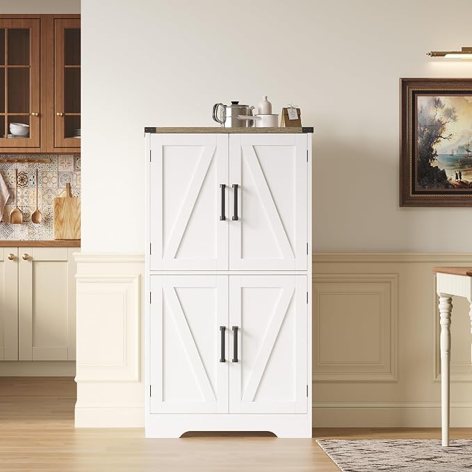 Treocho Farmhouse Bathroom Floor Cabinet - Image 7