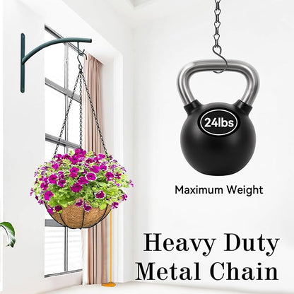 4 Pack, 16 Inch Hanging Basket Chain - Image 4
