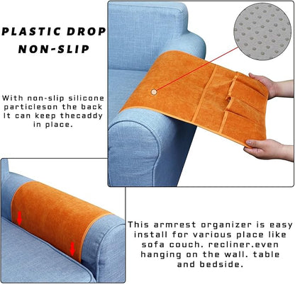 NB Sofa Armrest Organize remote holder bedside caddy organizer - Image 5