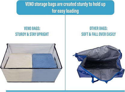 VENO 2 Pack Moving Bags and Large Christmas Decoration Storage Bins - Image 6