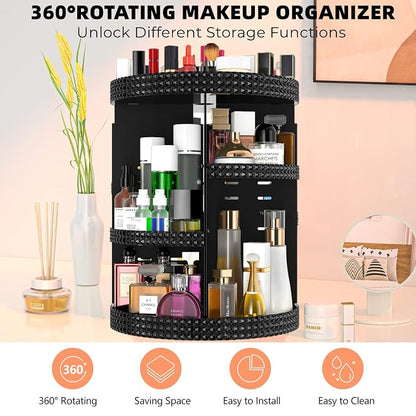 360 Degree Rotating Makeup Organizer - Image 2