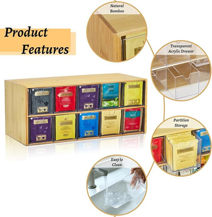 TIMIEEYA Tea Bag Organizer - Image 2