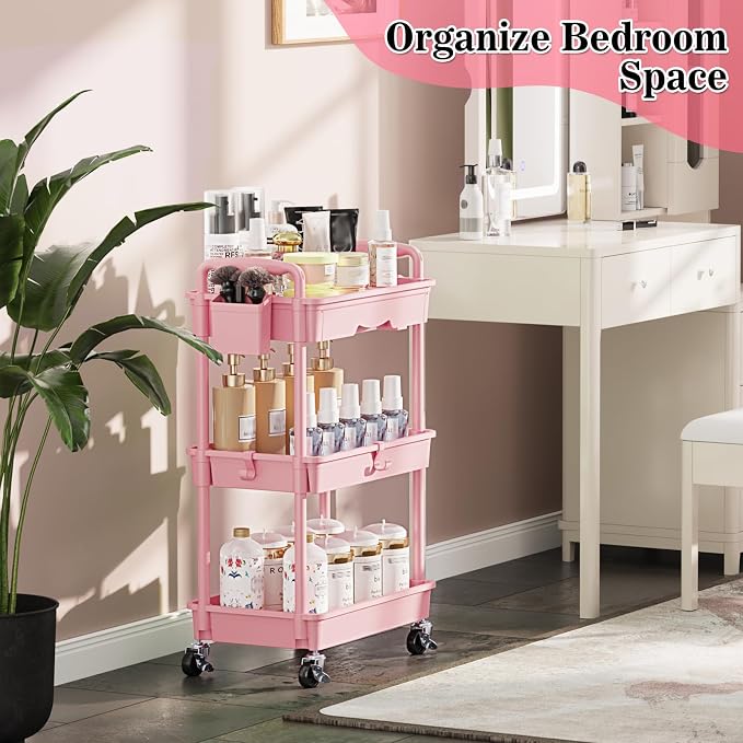 SUNALLY 3 Tier Rolling Cart - Image 7
