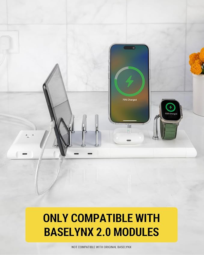 Scosche BL2PEACWT-AP BaseLynx™ 2.0 End Cap Modular System, 67W USB-C Charger - Image 6