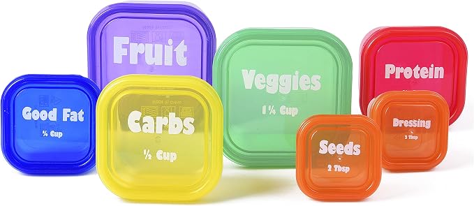 Efficient Nutrition Portion Control Containers DELUXE Kit - Image 7