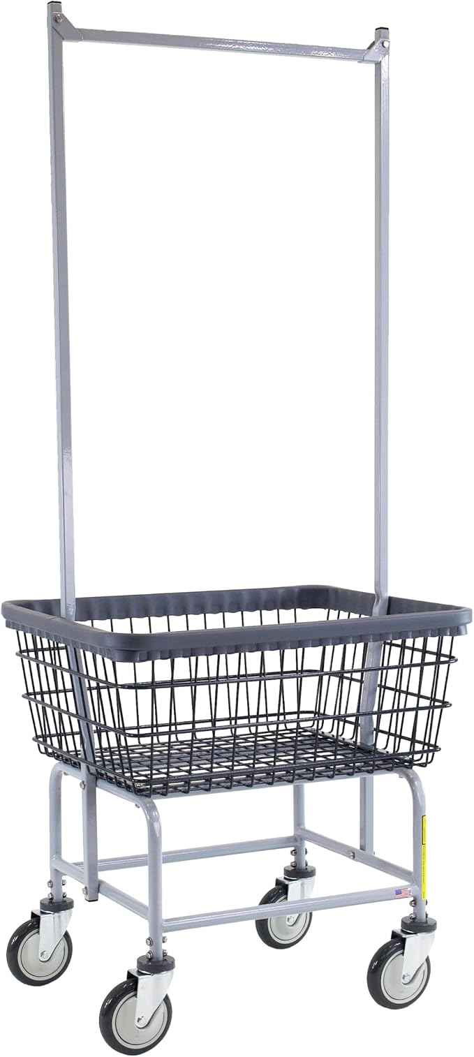 R&B Wire® 100E58/D7 HD Wire Laundry Cart by RBWire%C2%AE