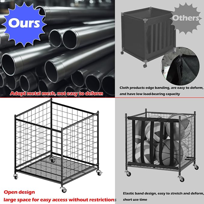 Ball Storage - Basketball Cart - Image 3