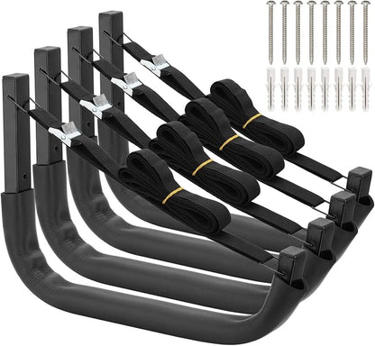 Kayak Storage Hooks, Wall Mount Garage Canoe Storage Hangers by Heavdace