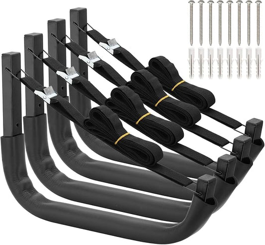 Kayak Storage Hooks, Wall Mount Garage Canoe Storage Hangers by Heavdace