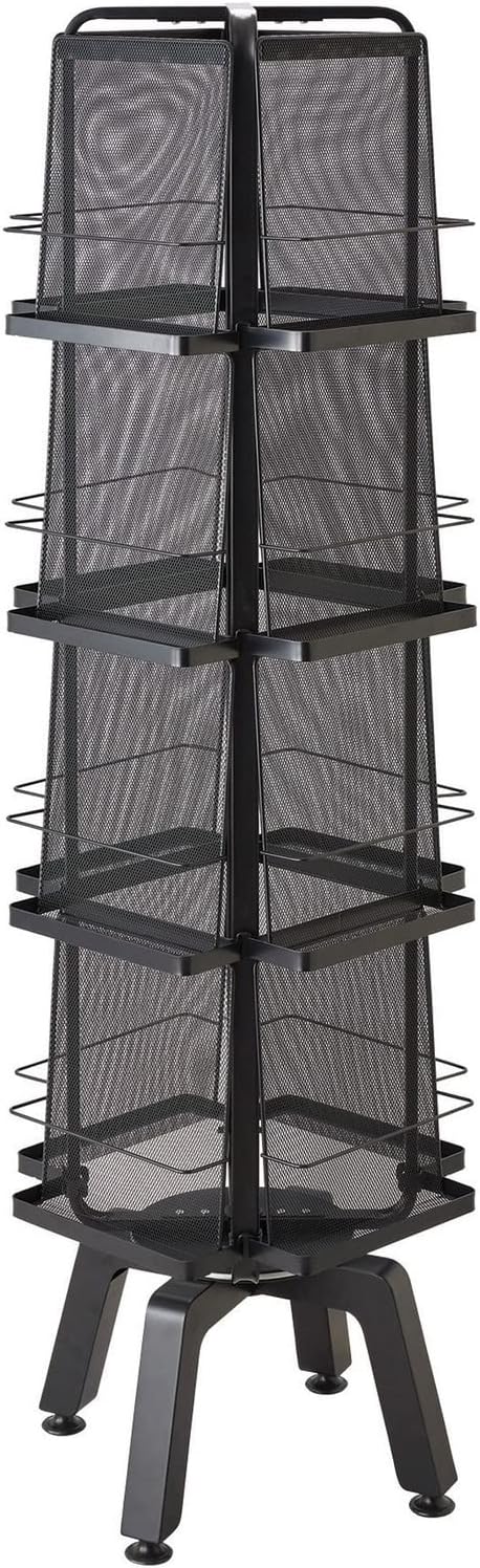 Safco Onyx Rotating Mesh Magazine Holder, Display Rack by SafcoProducts