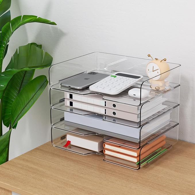 Paper Organizer Letter Tray, Versatile Desk document Organizer–A4 Paper - Image 5