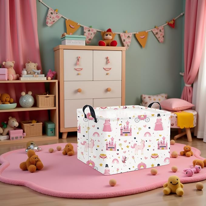 Rectangular Kids Storage Basket Baby Storage Basket - Image 5