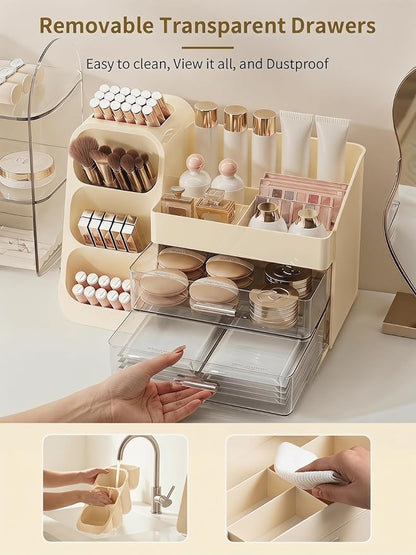 Booklov Makeup Organizer for Vanity, Large Capacity Cosmetic Display Case - Image 6