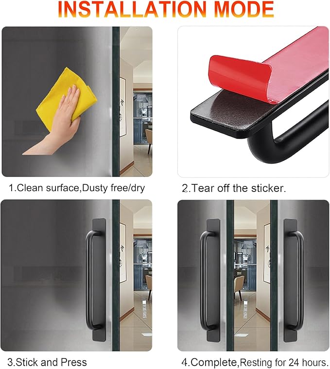 Self-Stick Instant Cabinet Handles - Image 3