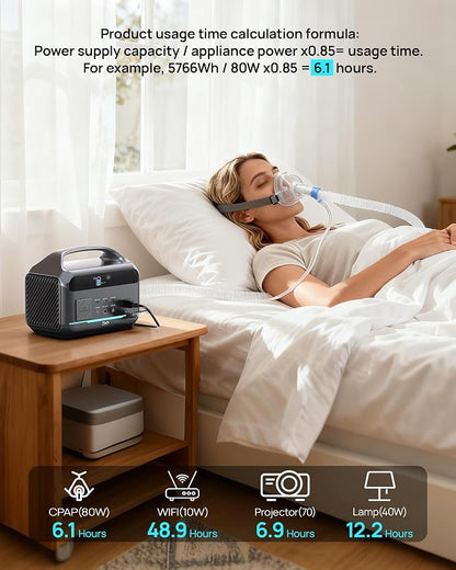 Solar Generator 600W, Portable Power Station - Image 7